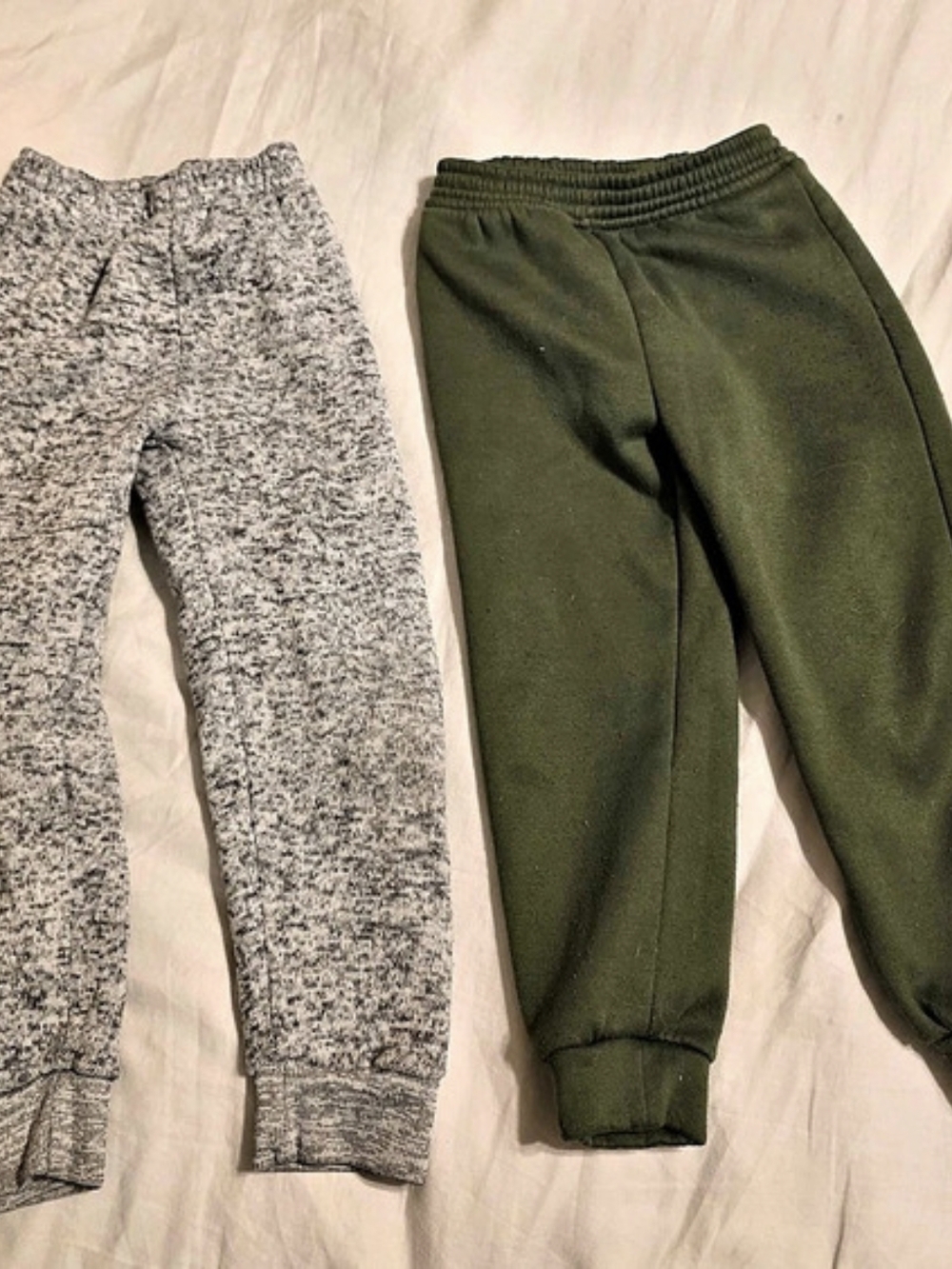 Boys 4T Sweatpants 2-Pack Gray & Green